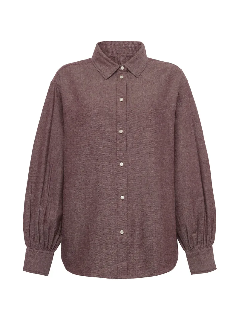 Organic Cotton Flannel Shirt fig