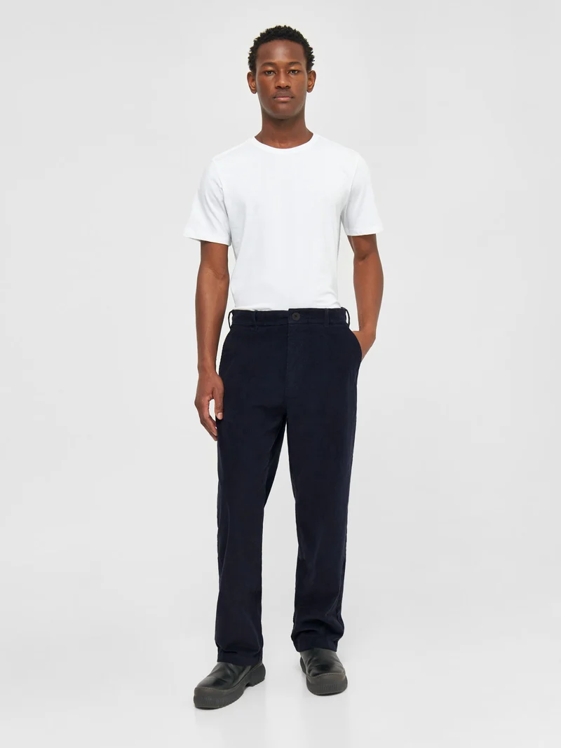Flint Wide Corduroy Chino Pants night sky