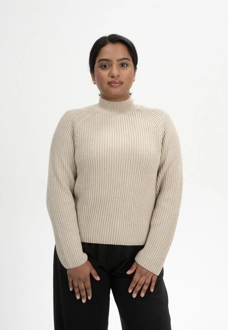 Strickpullover Analah kiesel melange