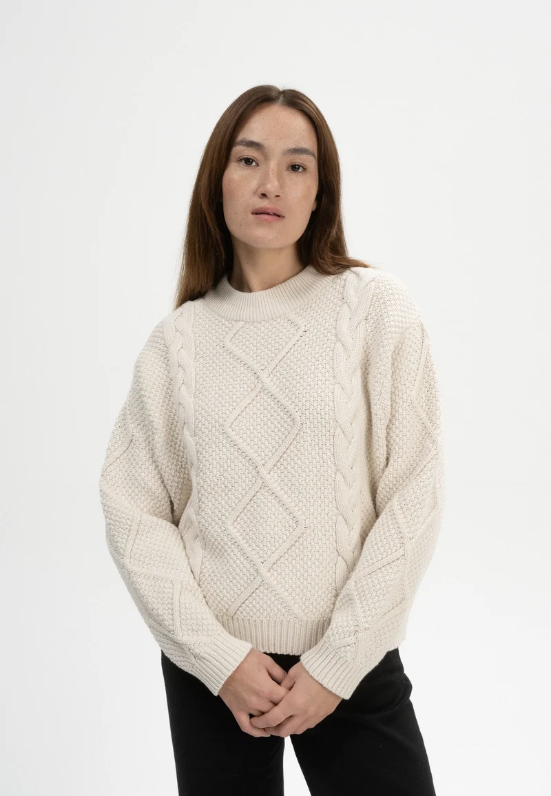 Strickpullover Samaira cream melange