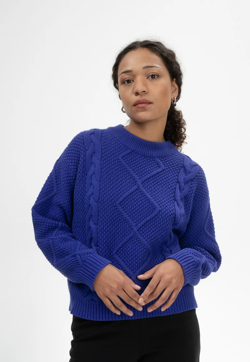 Strickpullover Samaira bold blue