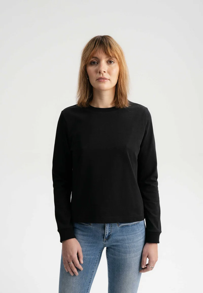 Longsleeve Aastha schwarz