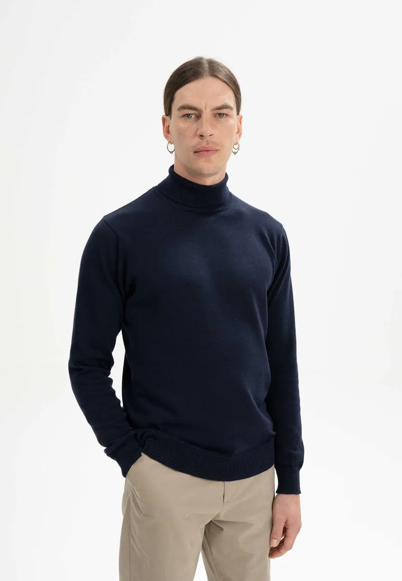 Feinstrickpullover Kanja navy