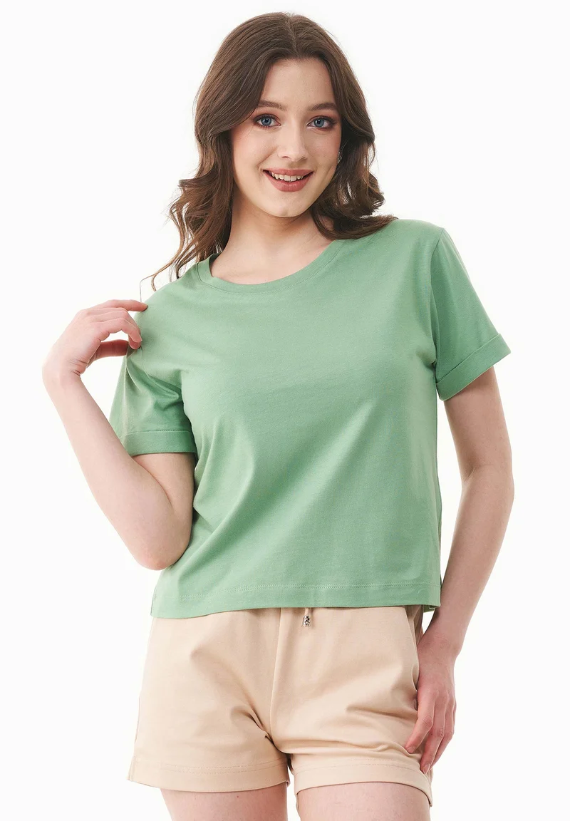 T-Shirt aus TENCEL™ Modal und Bio-Baumwolle