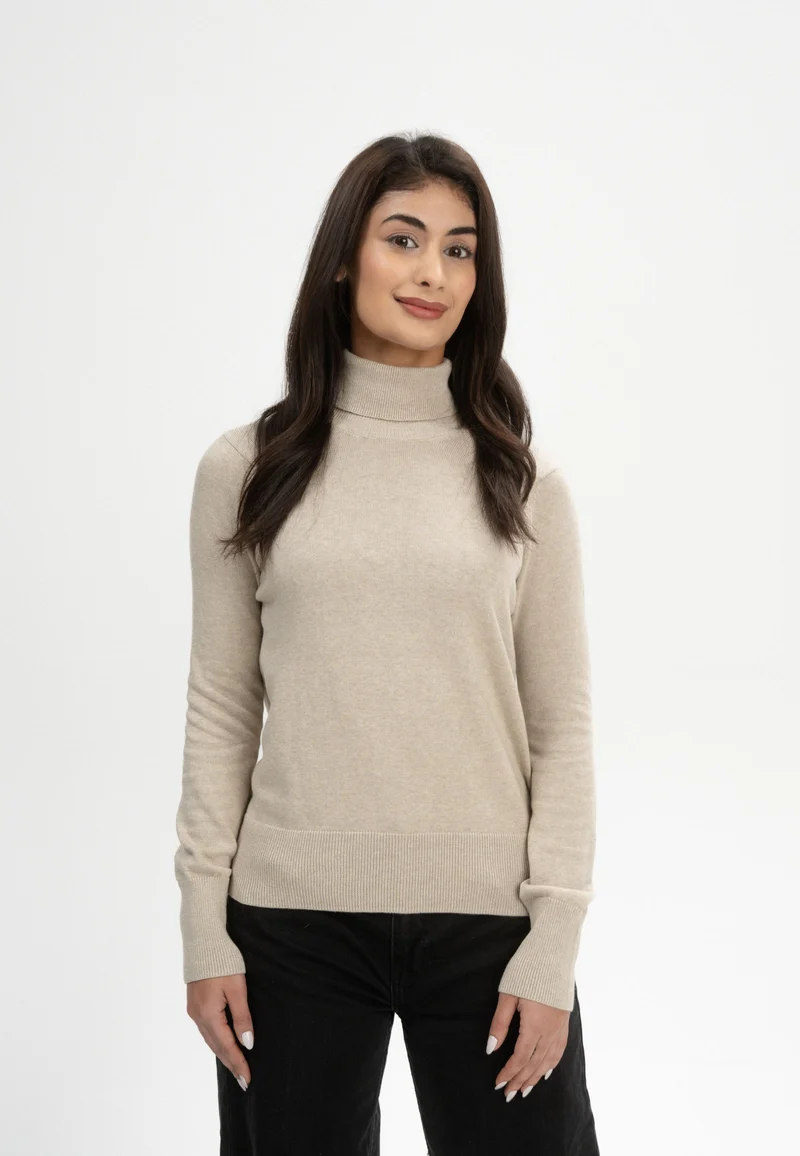Feinstrickpullover Mayura kiesel melange
