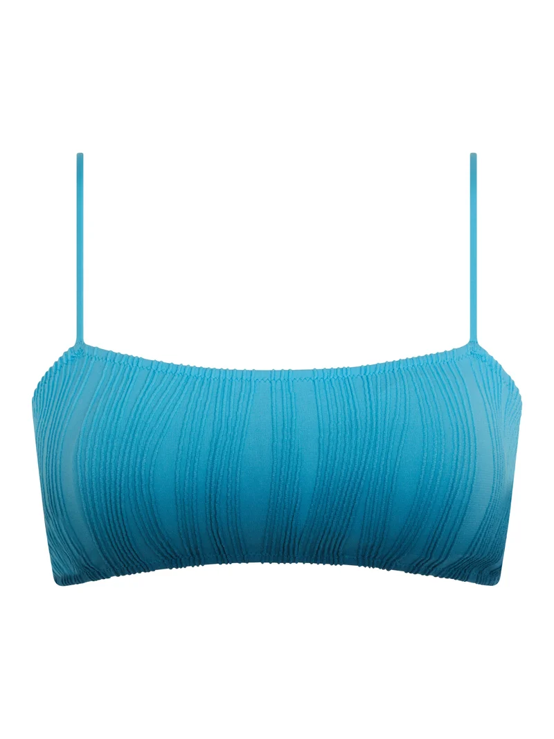 Chantelle Swimwear – Bügelloser T-Shirt-BH in Einheitsgröße, Blau, Batikmuster