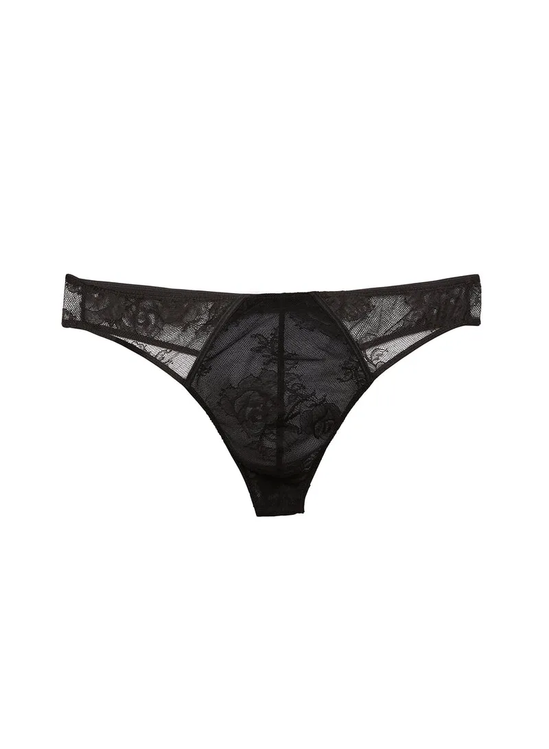 Men's Bouquet Lace Thong