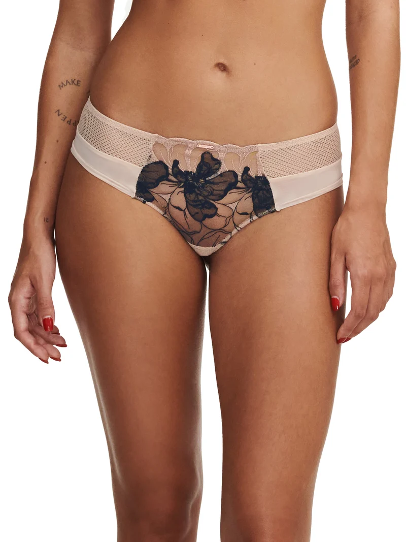 Chantelle - Fleurs Signature Revealing Shorty Goldbeige / Schwarz