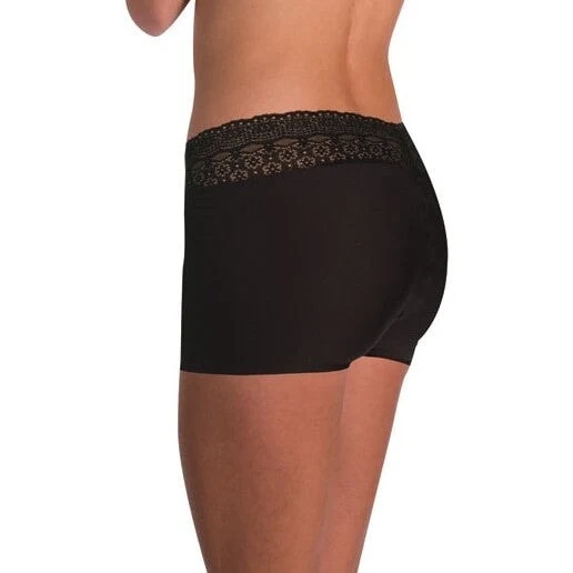 Naomi & Nicole Shapewear – Schwarze Boyshorts aus Spitze