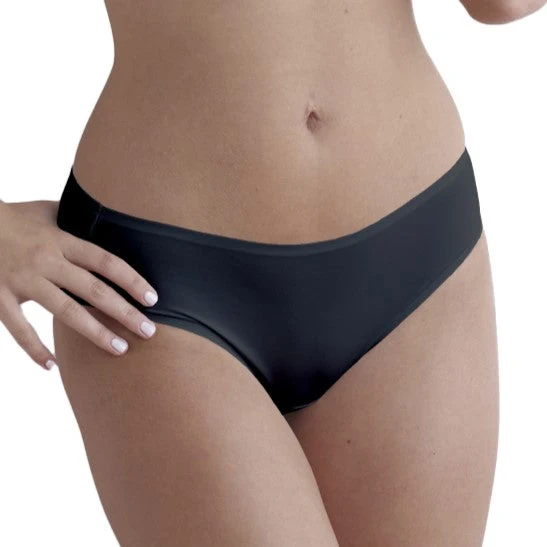 Naomi & Nicole Shapewear - Laser Cut Hipster Schwarz