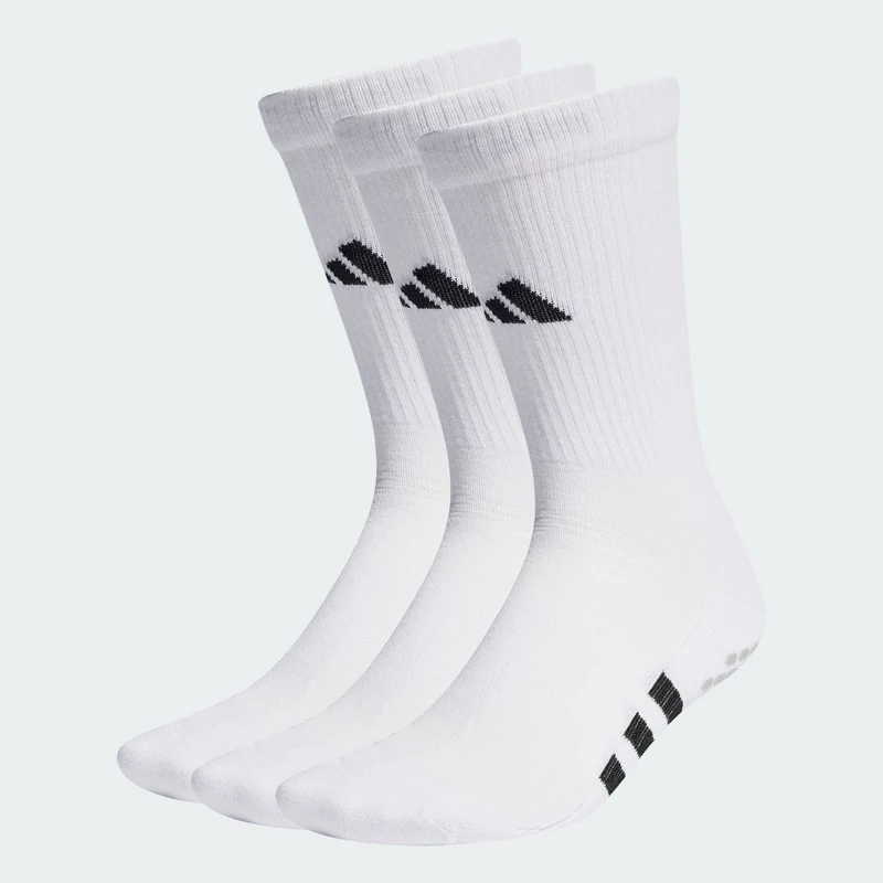 adidas Unisex Performance Cushioned Crew Grip Socks 3