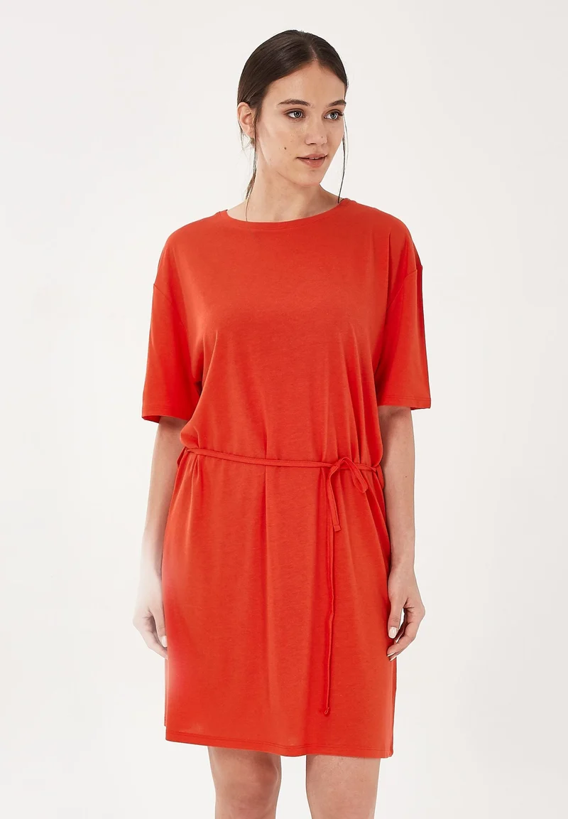 Jerseykleid aus TENCEL™ Lyocell mit Bio-Baumwolle