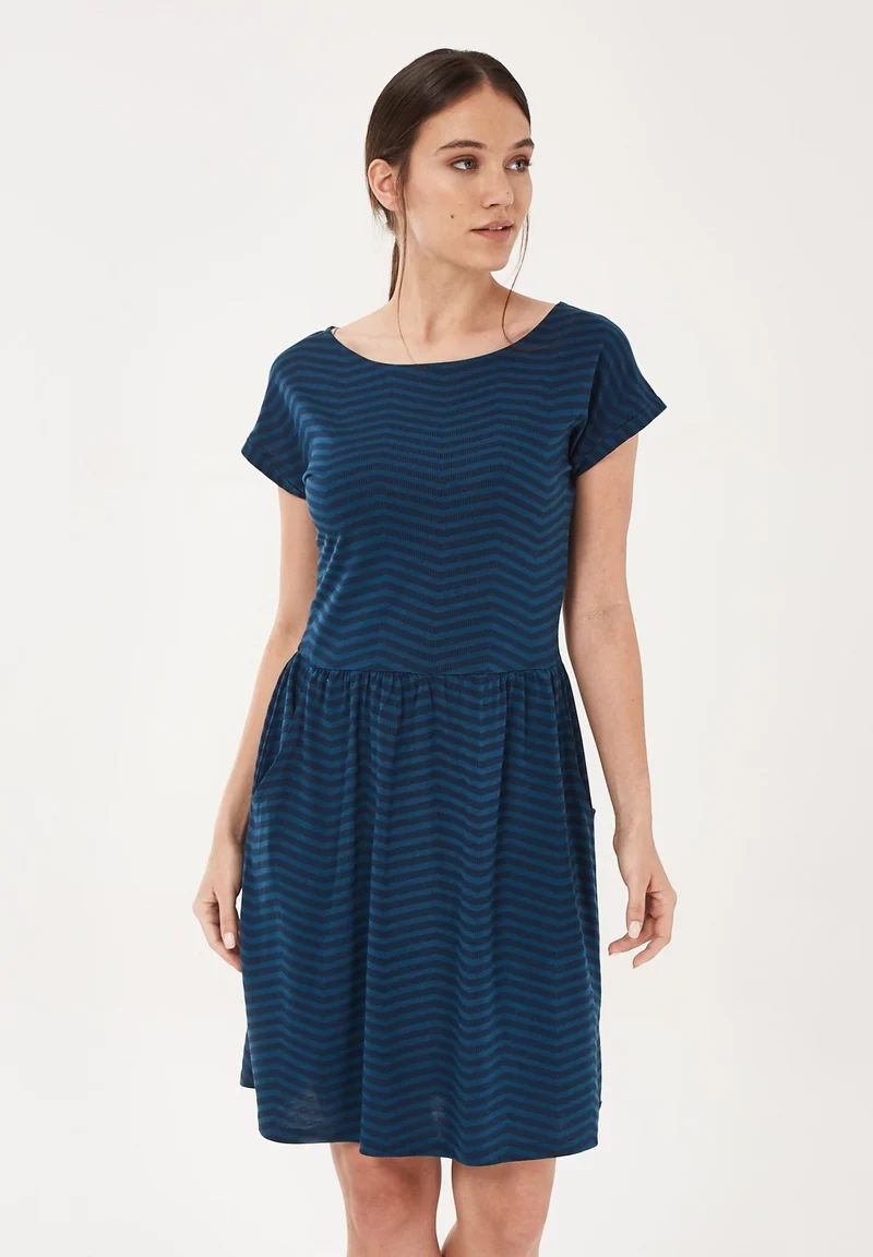 Jerseykleid aus TENCEL™ Lyocell mit Bio-Baumwolle