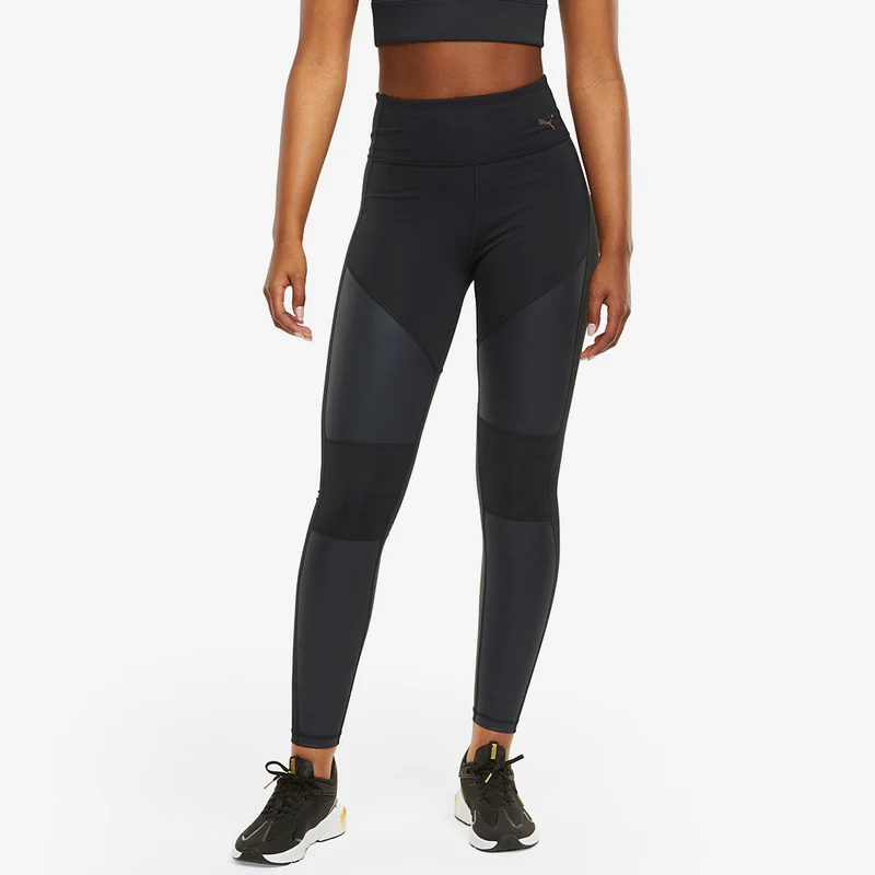 PUMA Damen Moto High Waist Full Tight