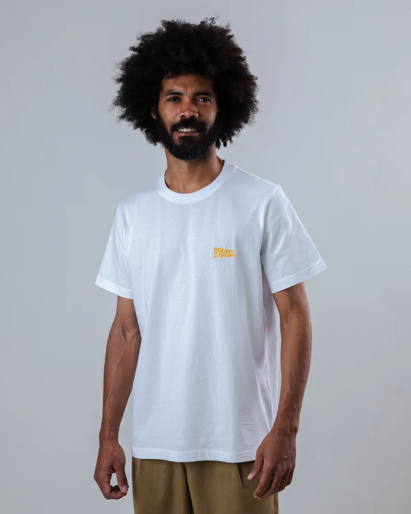 BTTF Blueprint T-Shirt white