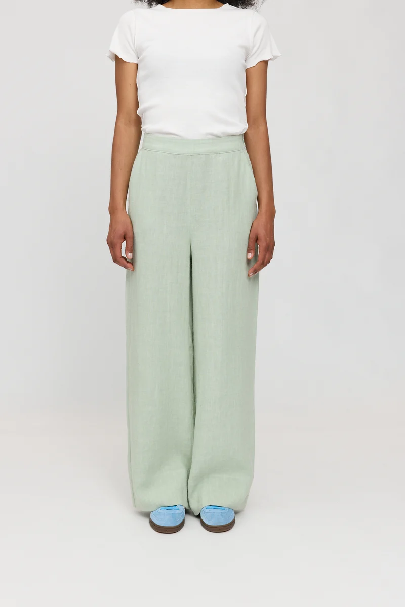 Wide Leg Linen Pants pool