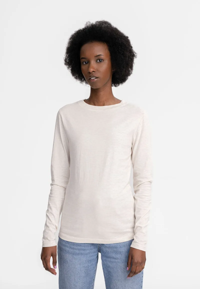 Longsleeve Dhivya cream melange