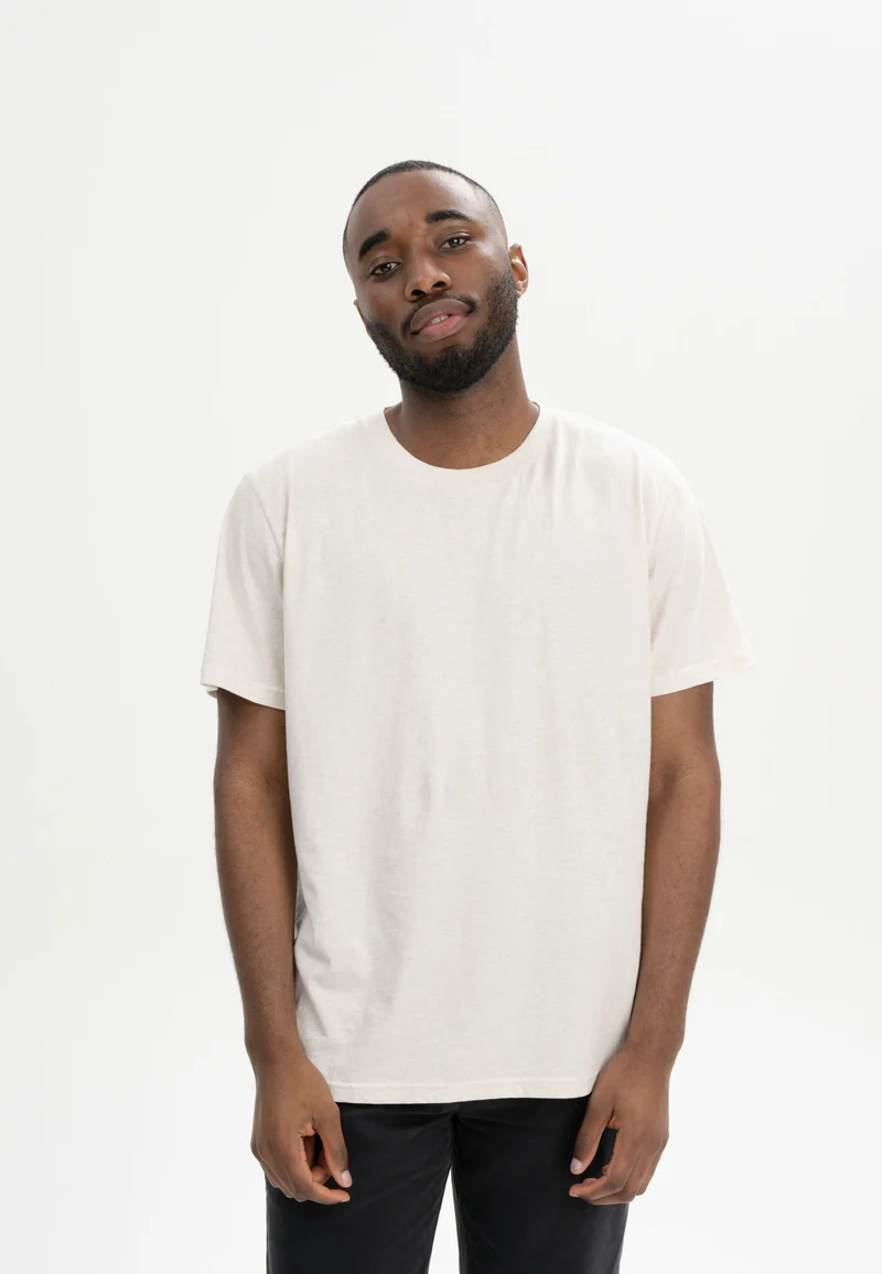 T-Shirt Sadhil cream melange