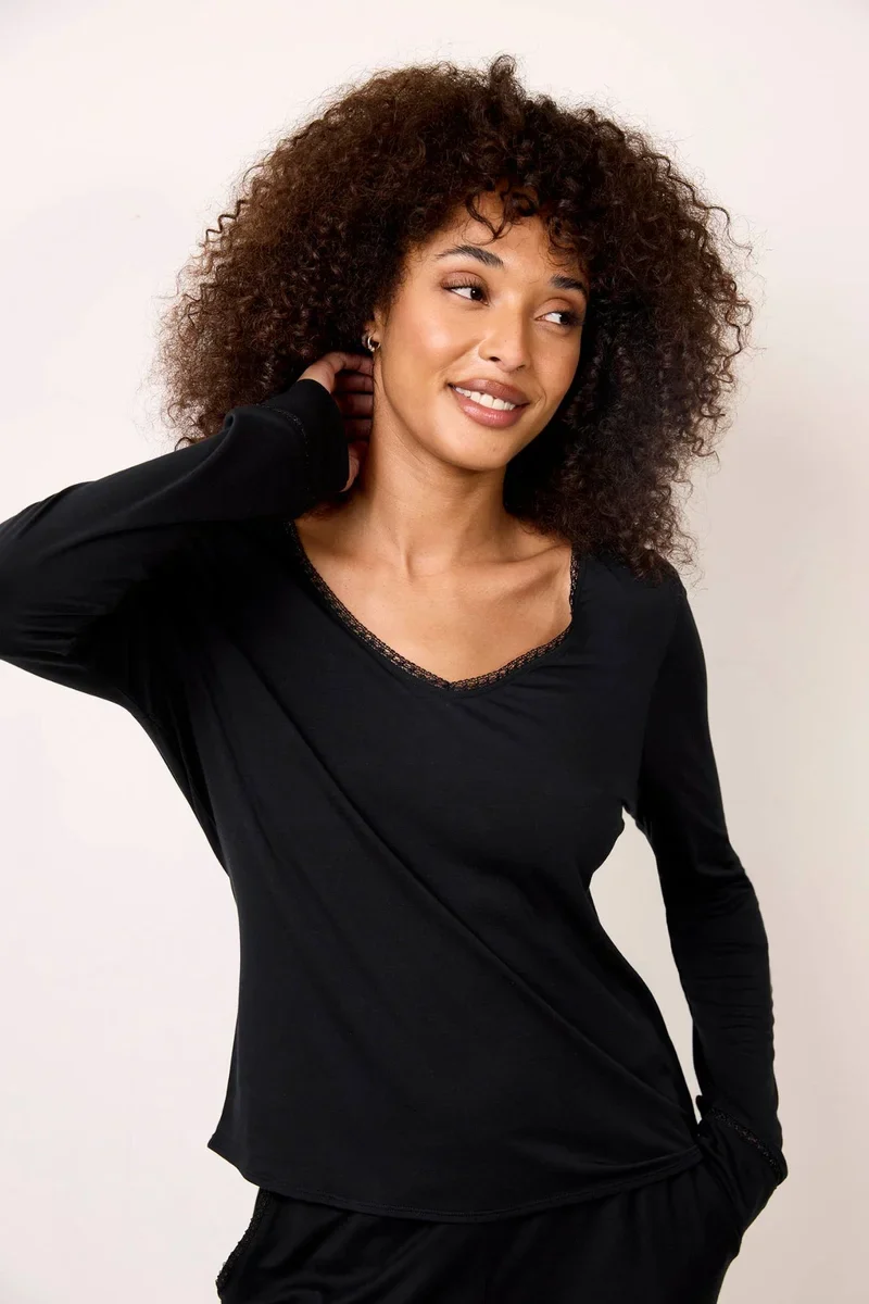 Lejaby - Softness T-Shirt Schwarz