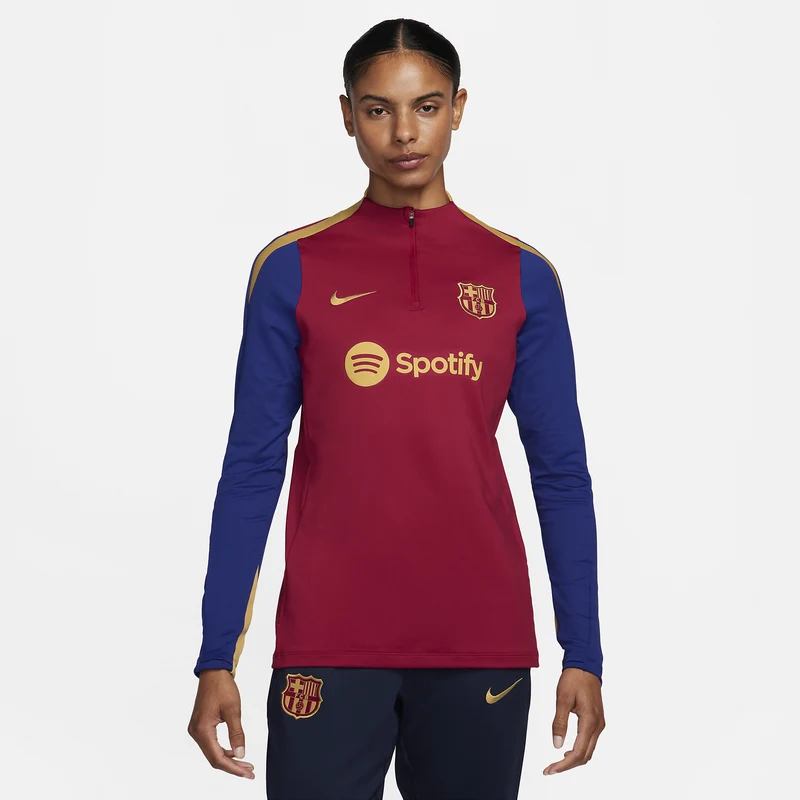 Nike Women's Dri-FIT Football Drill Top F.C. Barcelona Strik