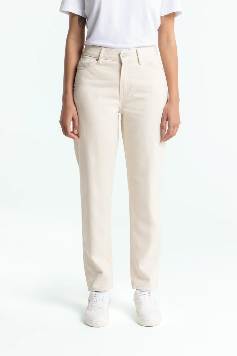 Caroline Cropped clean recycled ecru