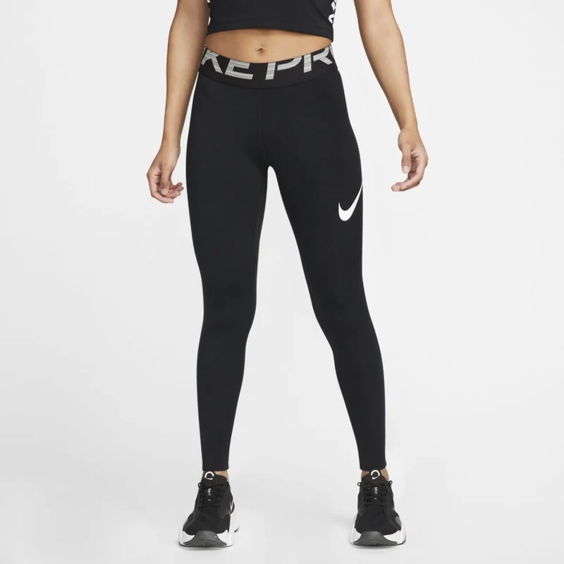 Nike Trainings-Leggings mit mittelhohem Bund und Mesh
