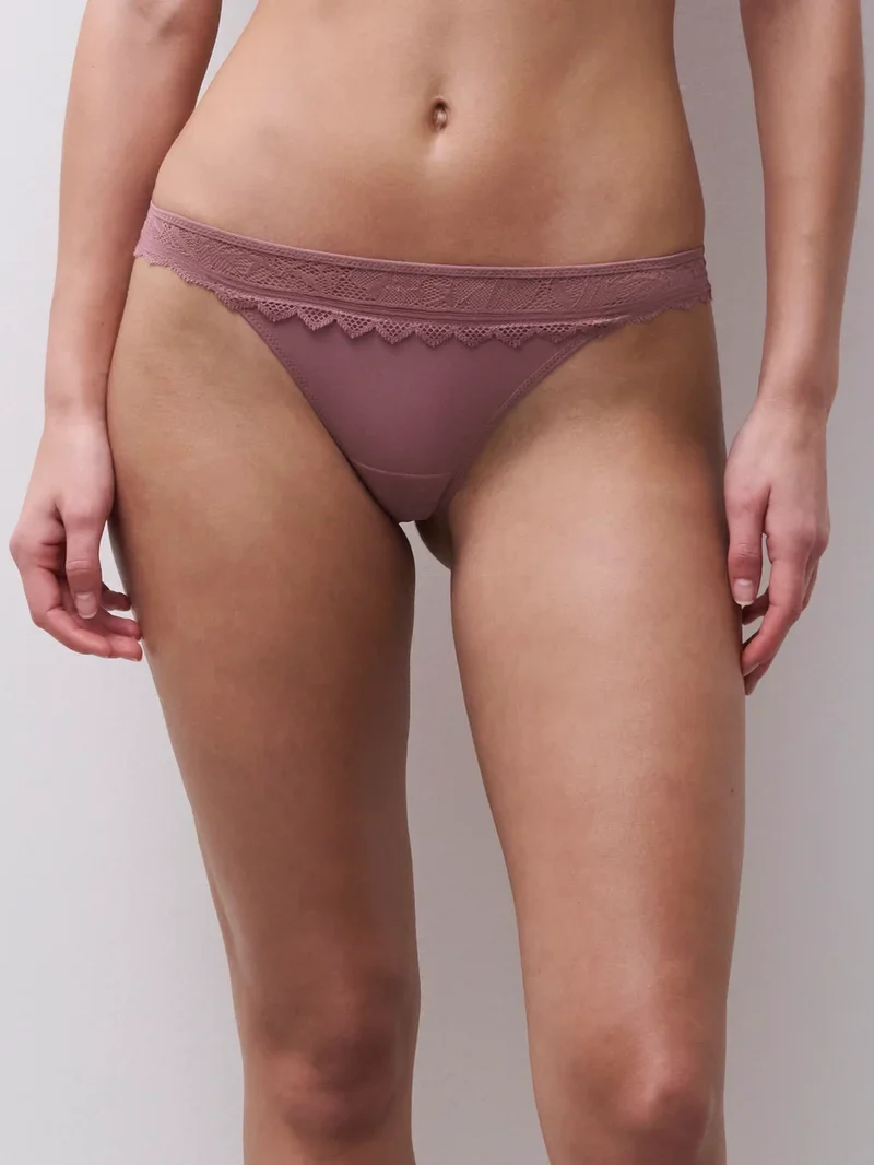 Chantelle – Floral Touch Tanga Rose Des Bois