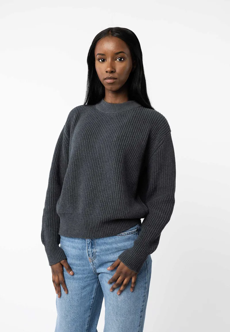 Strickpullover Manika anthrazit melange