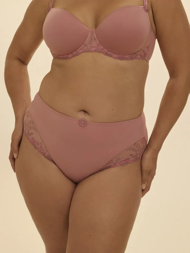 Simone Perele - Delice High Waist Brief Panty Smokey Pink