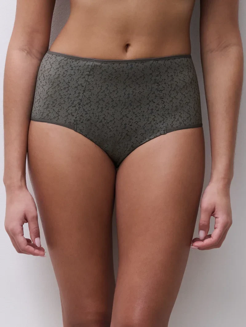 Chantelle EasyFeel - Norah High-Waisted Full Brief Vert Argile