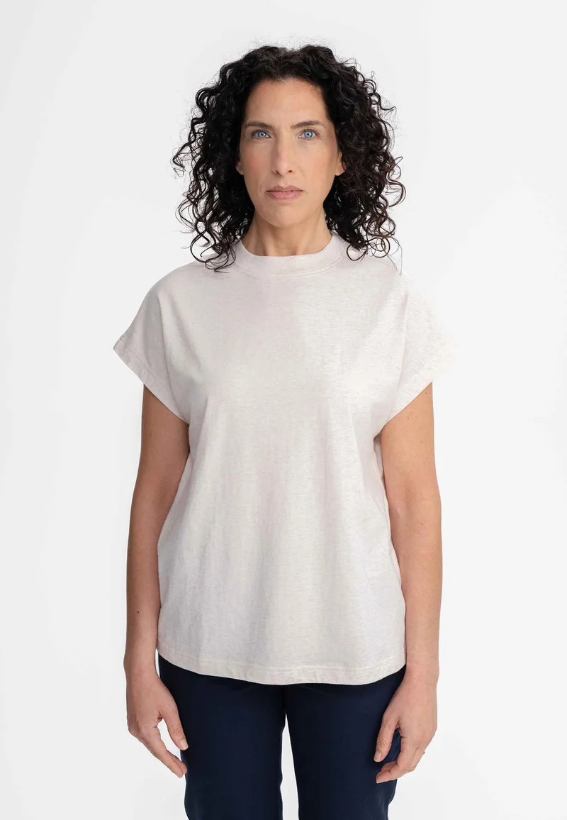 T-Shirt Madhu cream melange