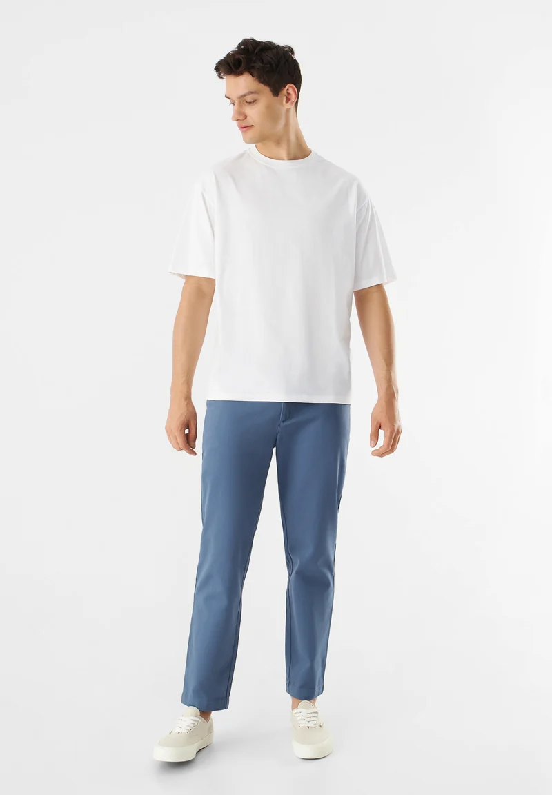 Trousers GBEric steel blue
