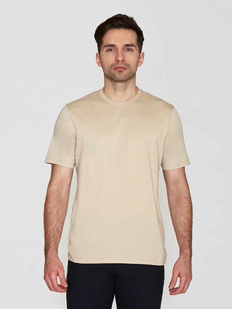 Basic T-Shirt light feather gray