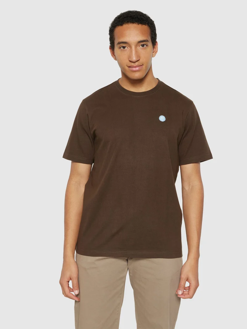 Badge T-Shirt demitasse brown