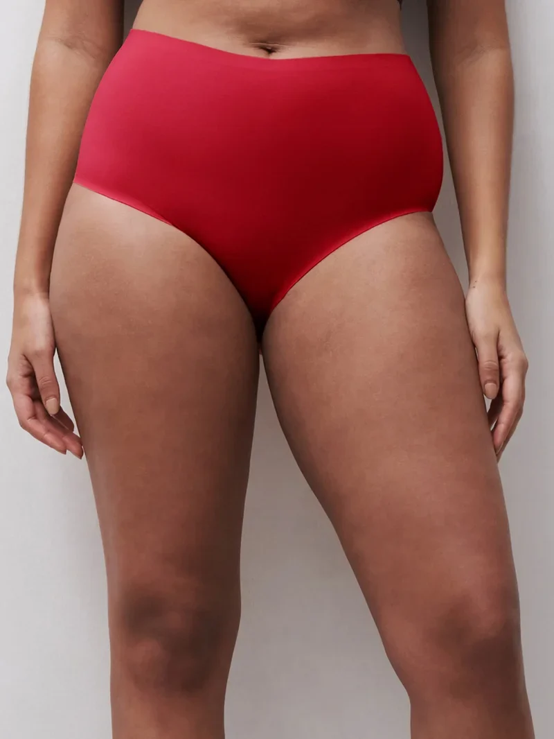 Chantelle – Softstretch-Slip mit hoher Taille, Mohnrot