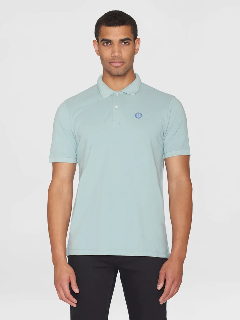 Basic Badge Polo gray mist