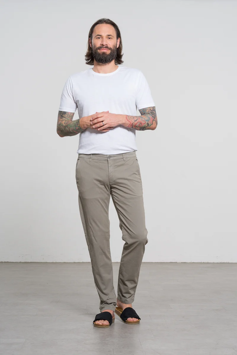 Lasse Chino sage green
