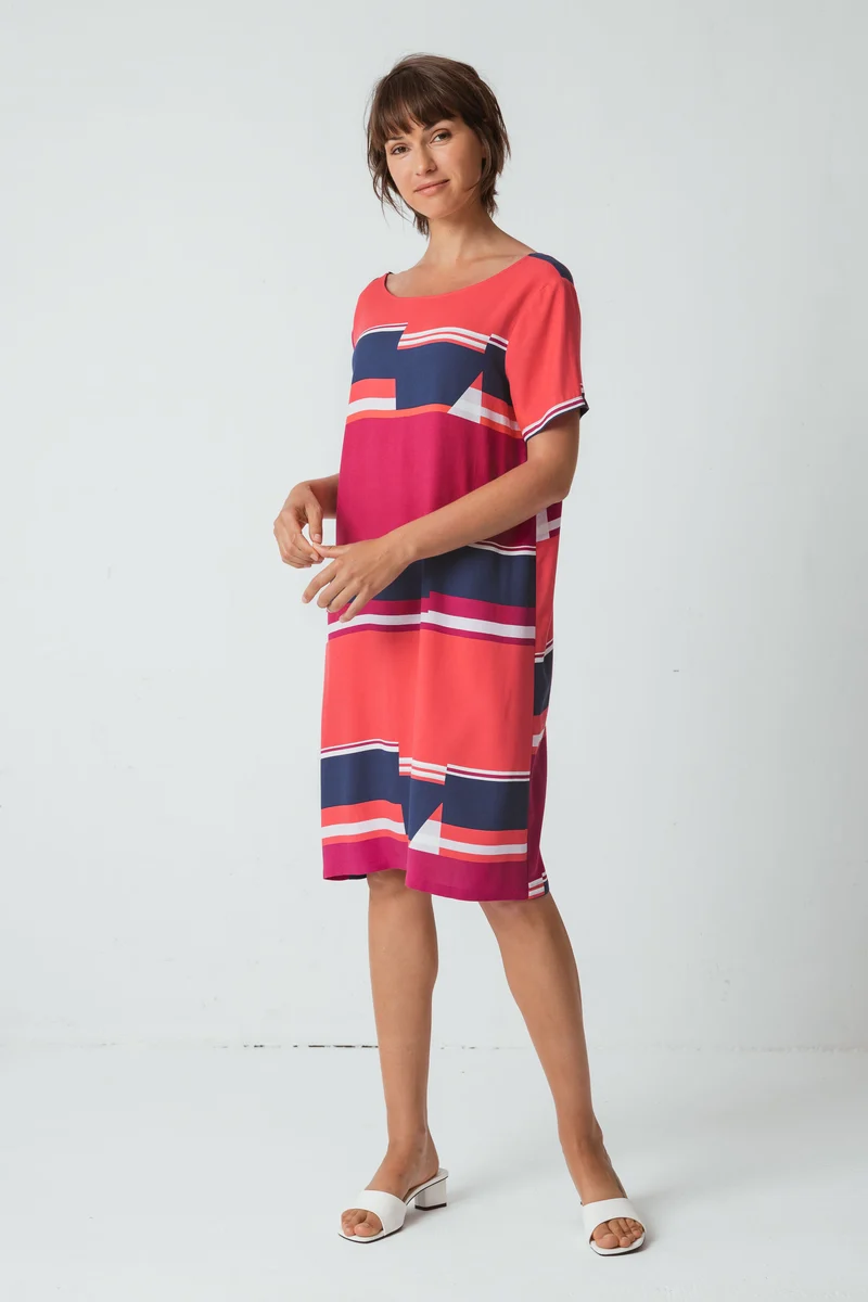 Kai Dress cherry block