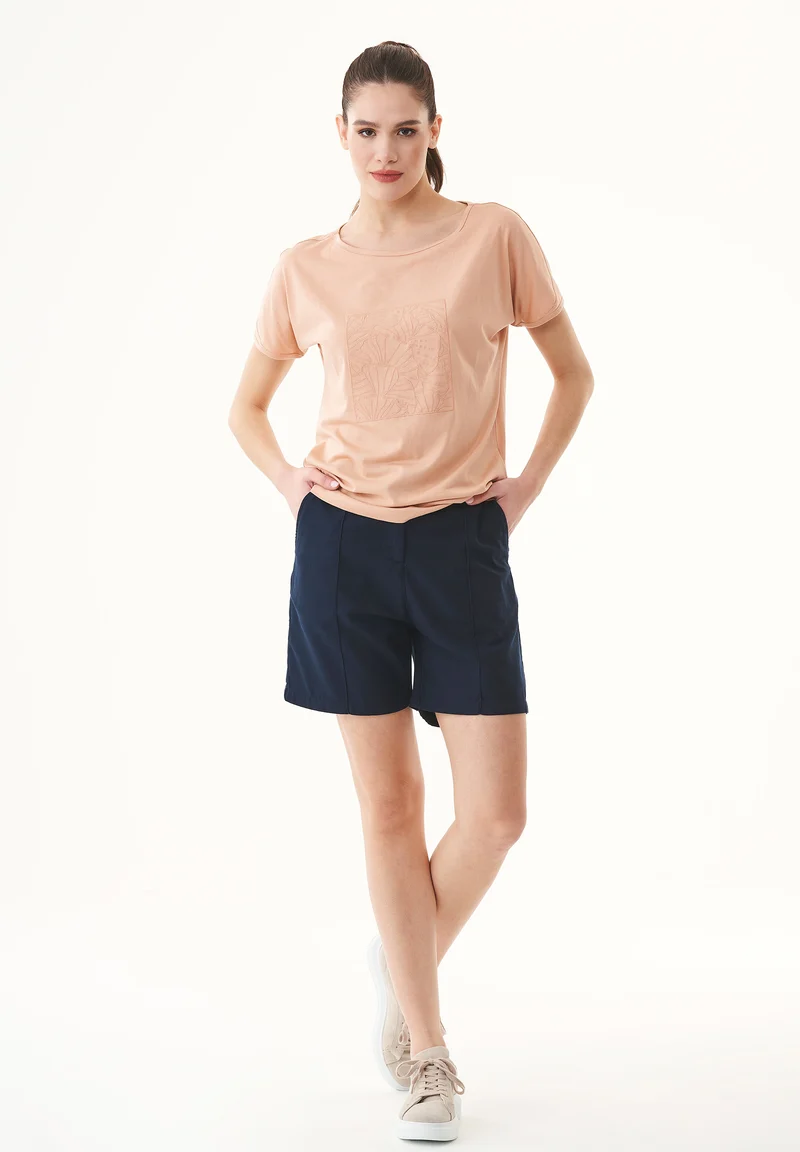Shorts aus TENCEL™ Lyocell und Bio-Baumwolle