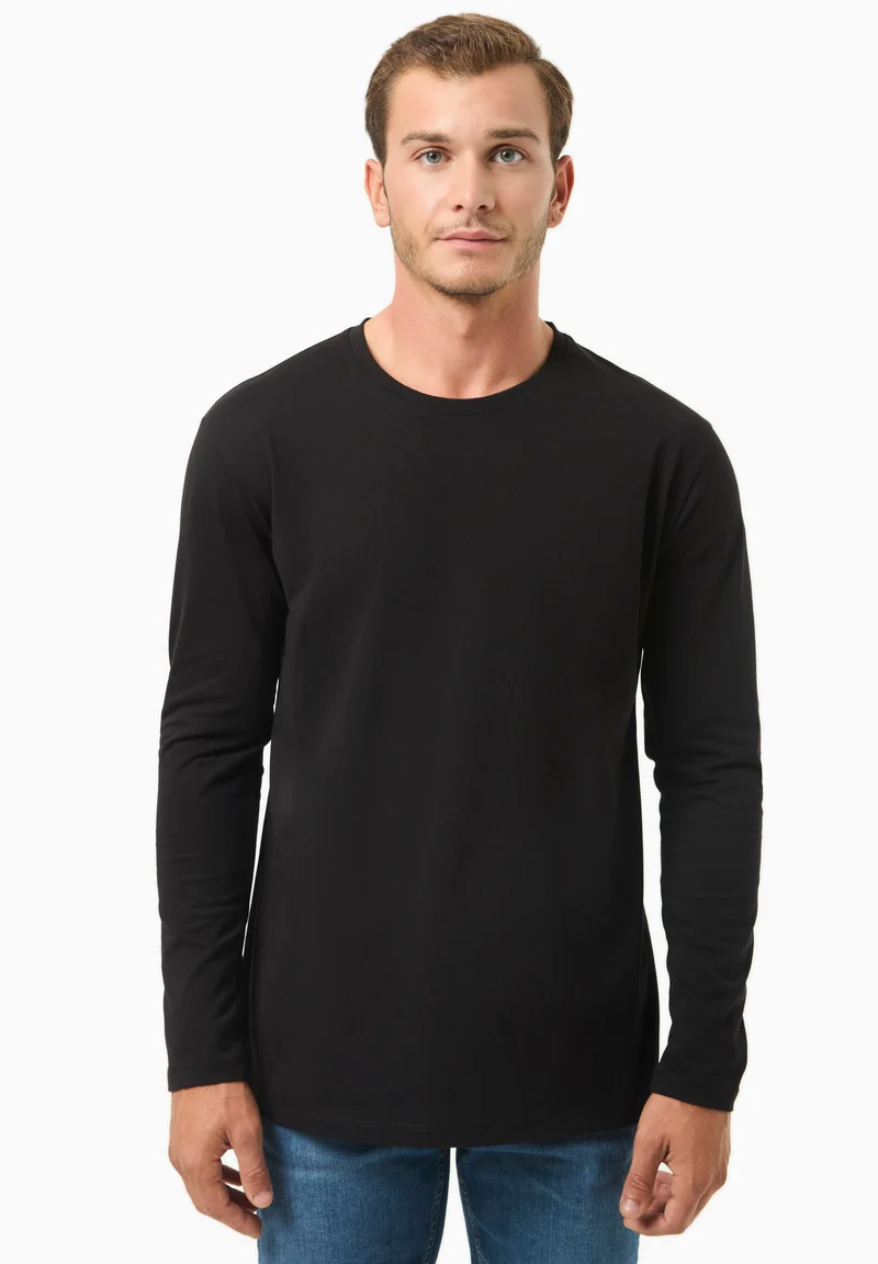 Langarmshirt aus Bio-Baumwolle