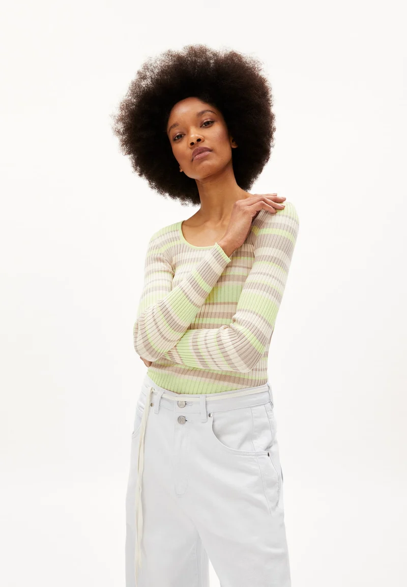 Alaania Crew Multicolor light lime-light desert