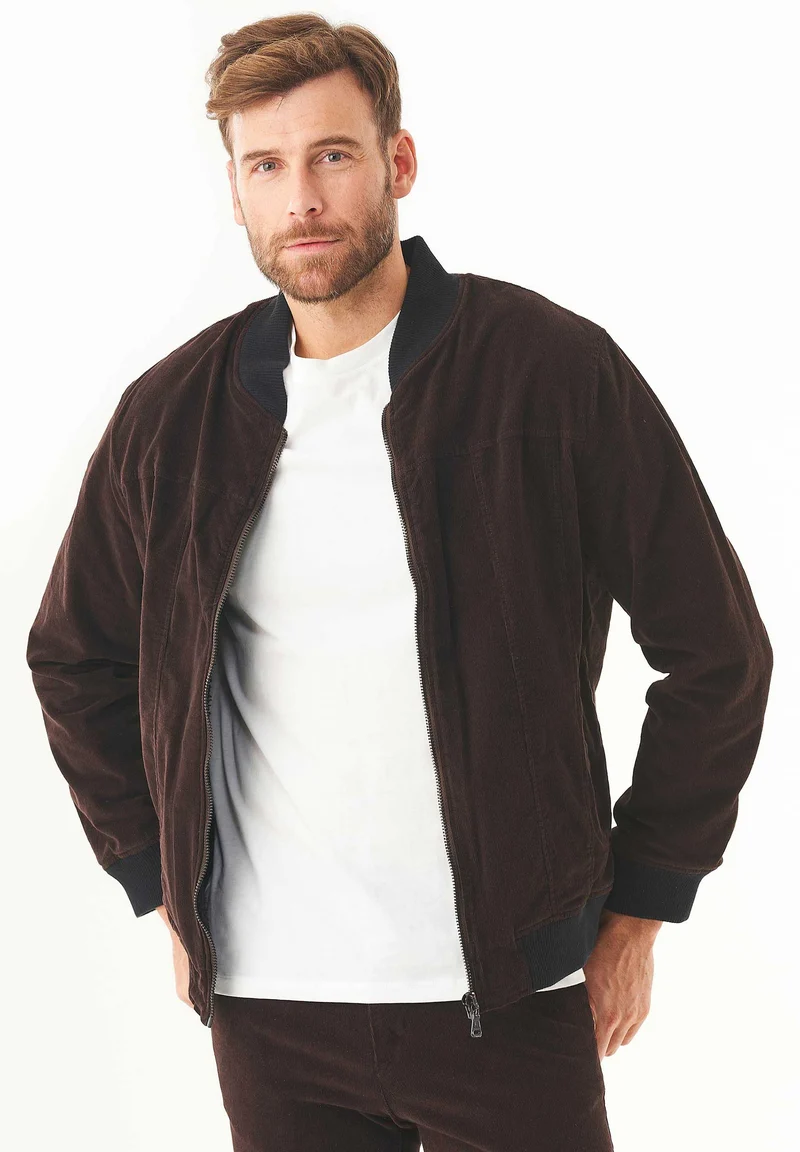 Cord Bomberjacke aus Bio-Baumwolle