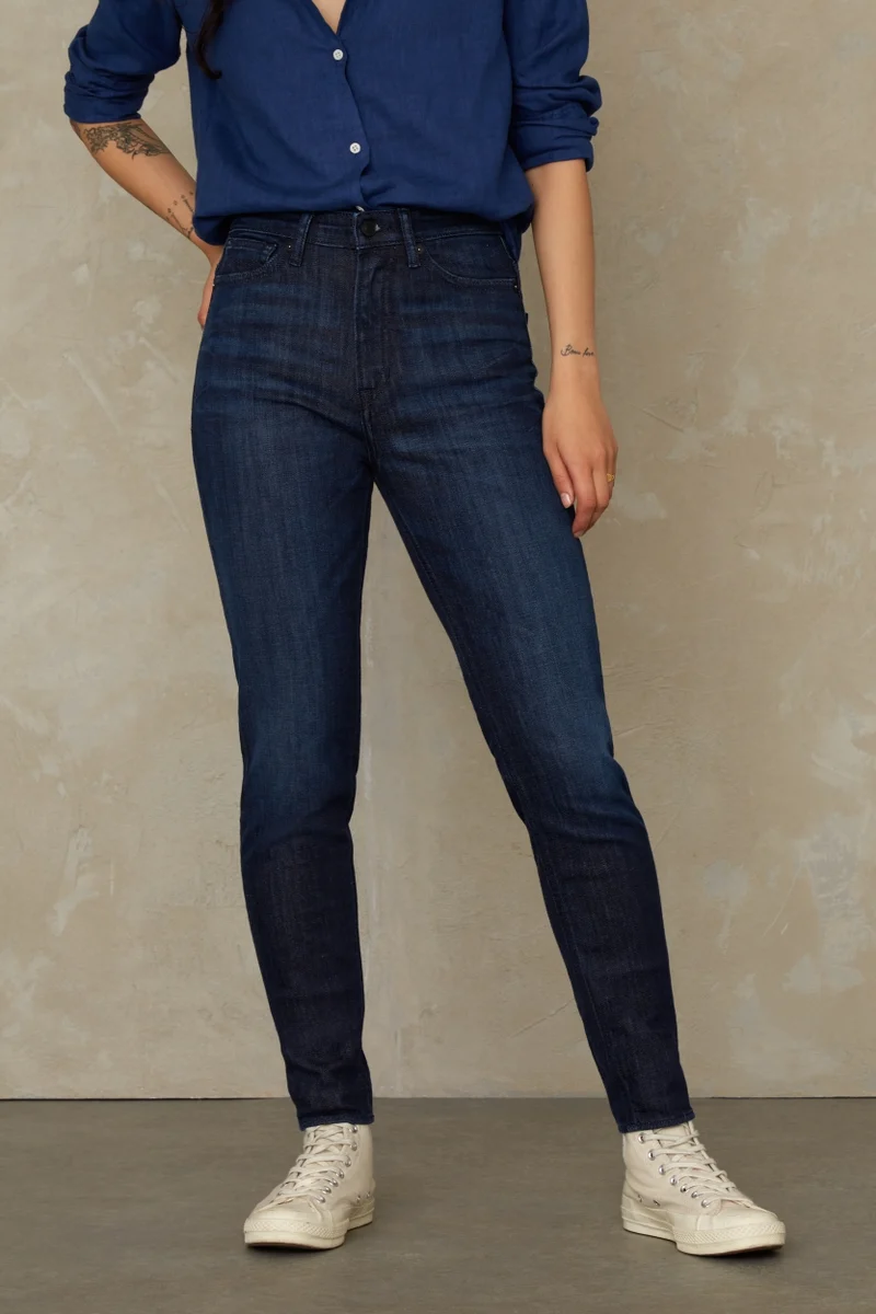 Christina High gorbi blue worn