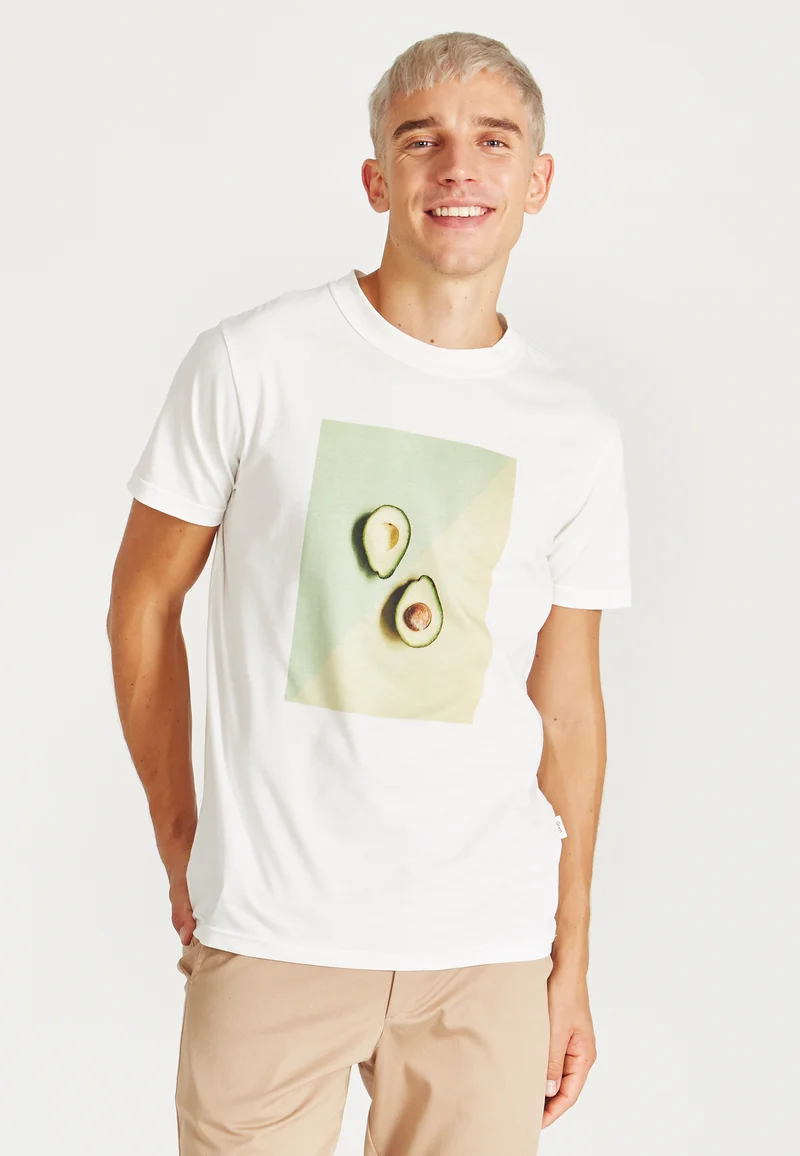 T-Shirt Colby Avocado white