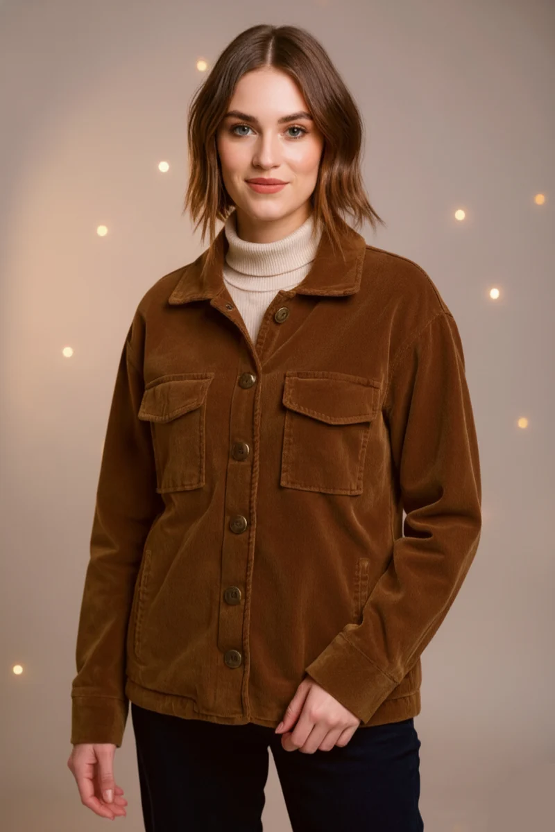 Cordjacke aus Bio-Baumwolle