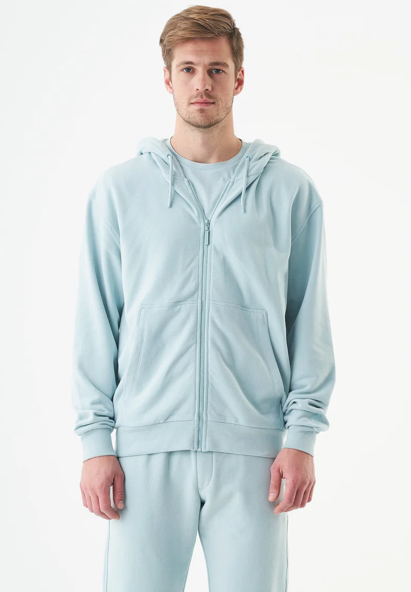 JUNDA Unisex Soft Touch Sweatjacke aus Bio-Baumwolle