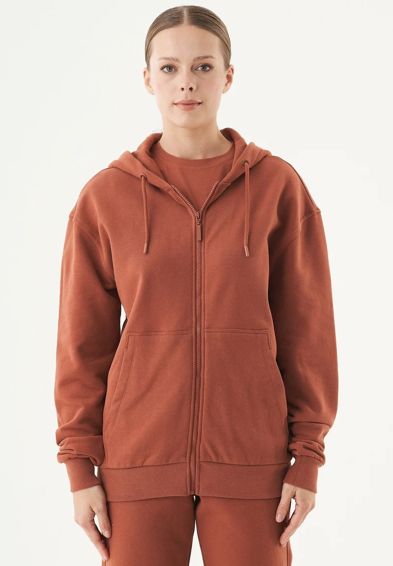 JUNDA Unisex Soft Touch Sweatjacke aus Bio-Baumwolle