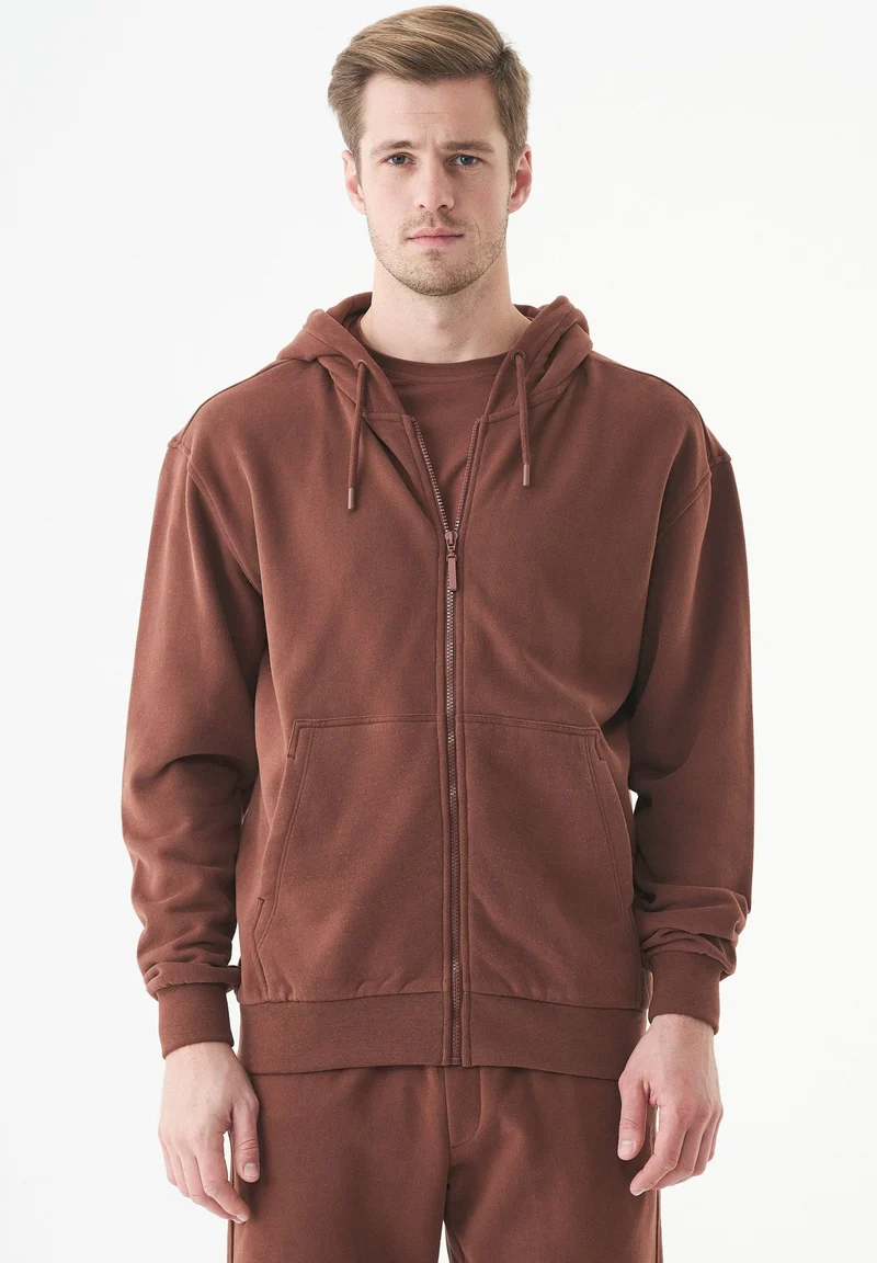 JUNDA Unisex Soft Touch Sweatjacke aus Bio-Baumwolle
