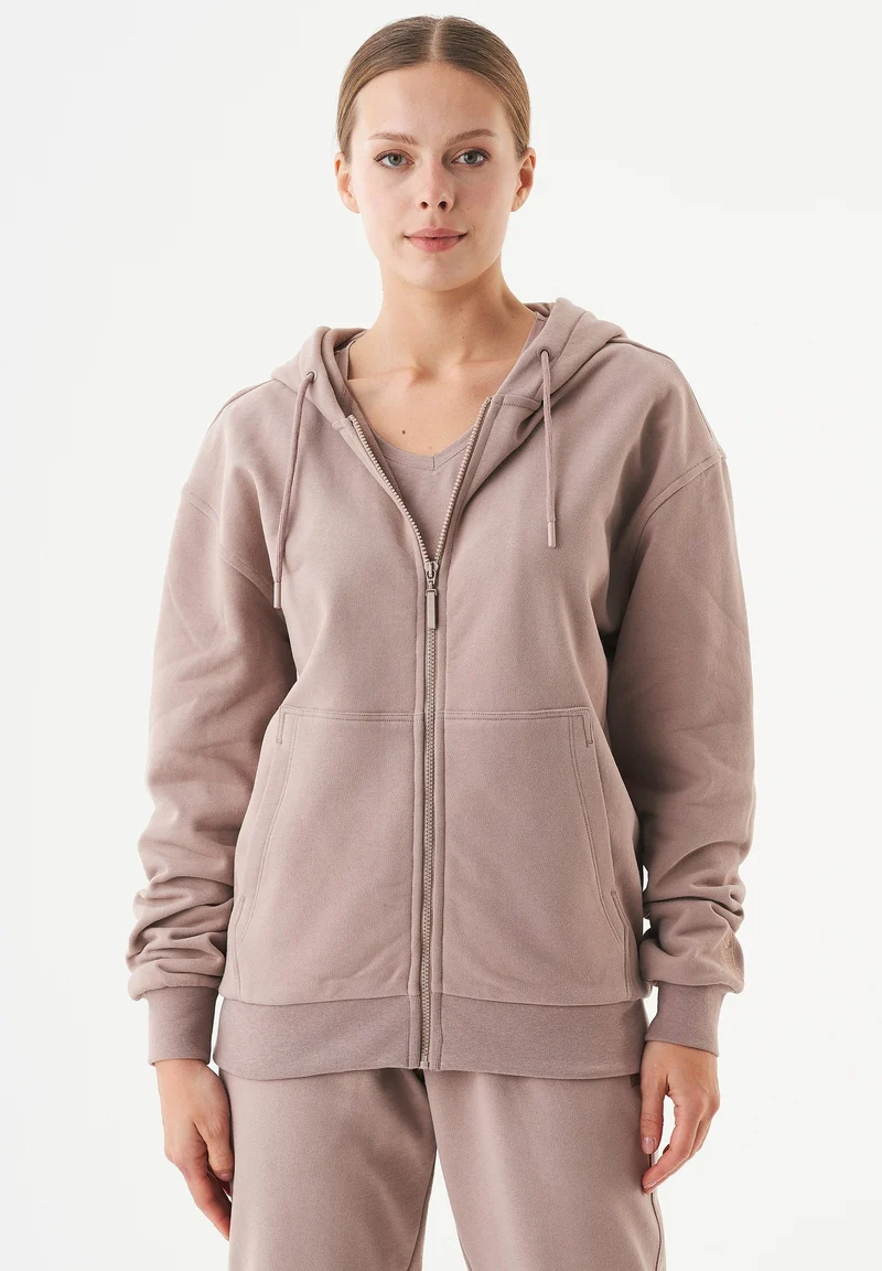 JUNDA Unisex Soft Touch Sweatjacke aus Bio-Baumwolle