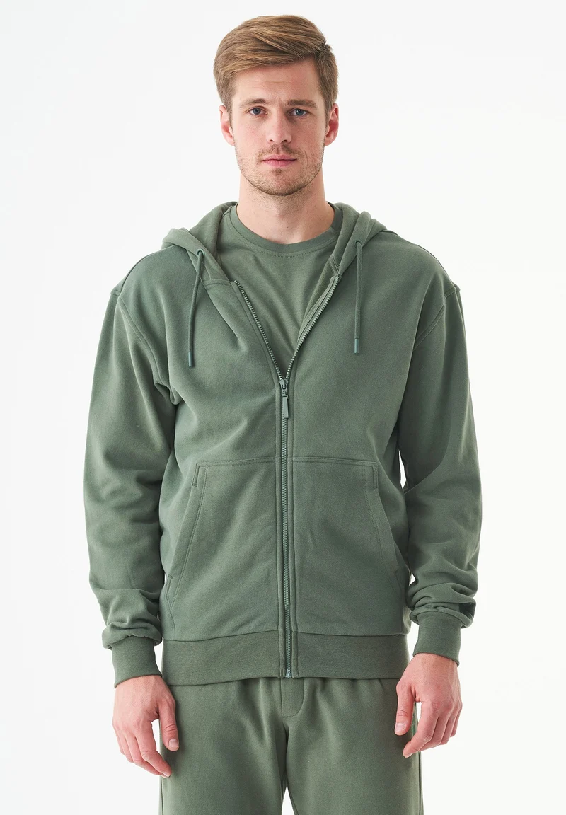 JUNDA Unisex Soft Touch Sweatjacke aus Bio-Baumwolle
